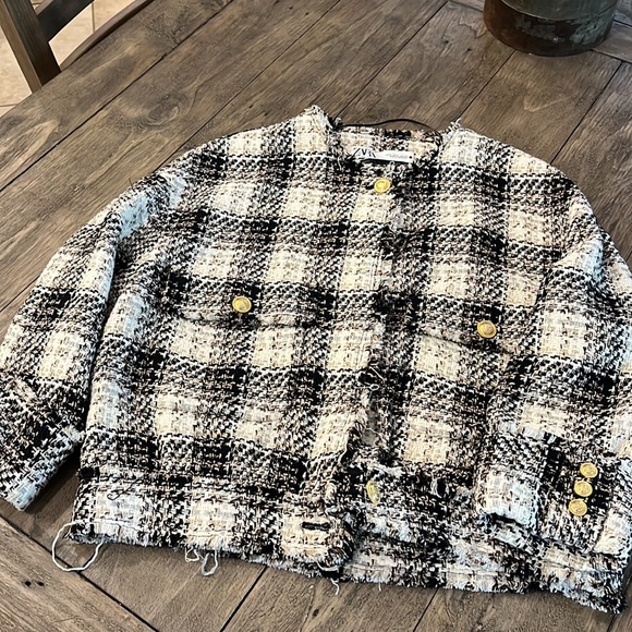 Zara tweed jacket S - Picture 8 of 12